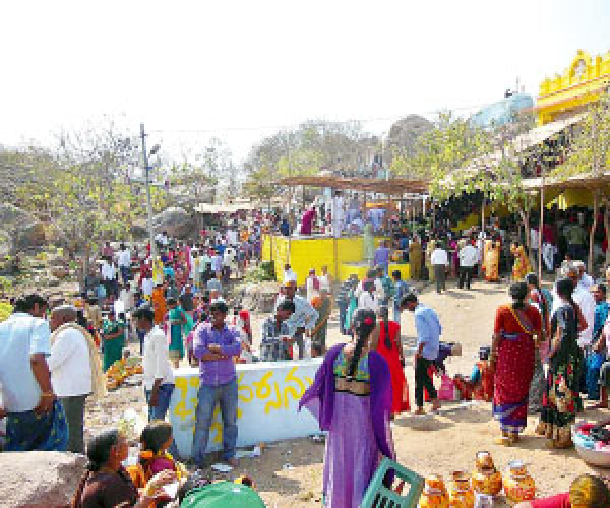 Komaragiri temple works at snail’s pace