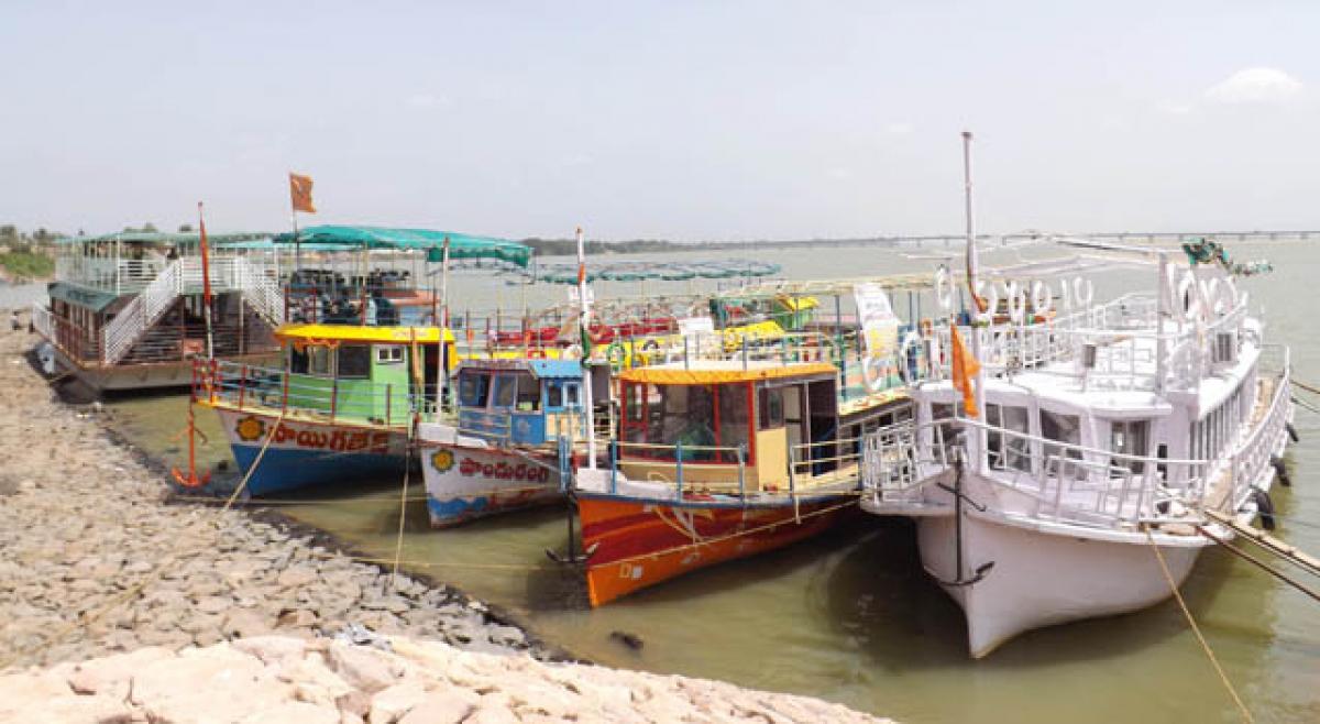 Tourists miss out on Papikondalu visit due to Pushkarams