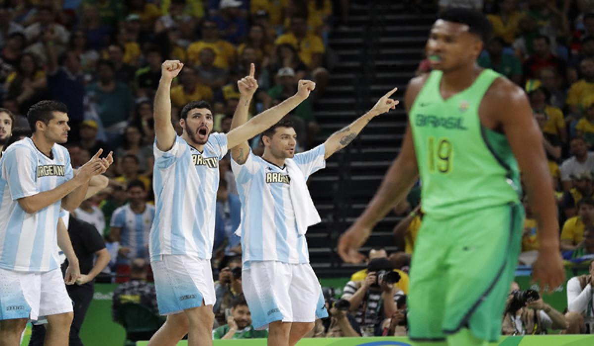 Argentina beat Brazil in Olympic mens basketball