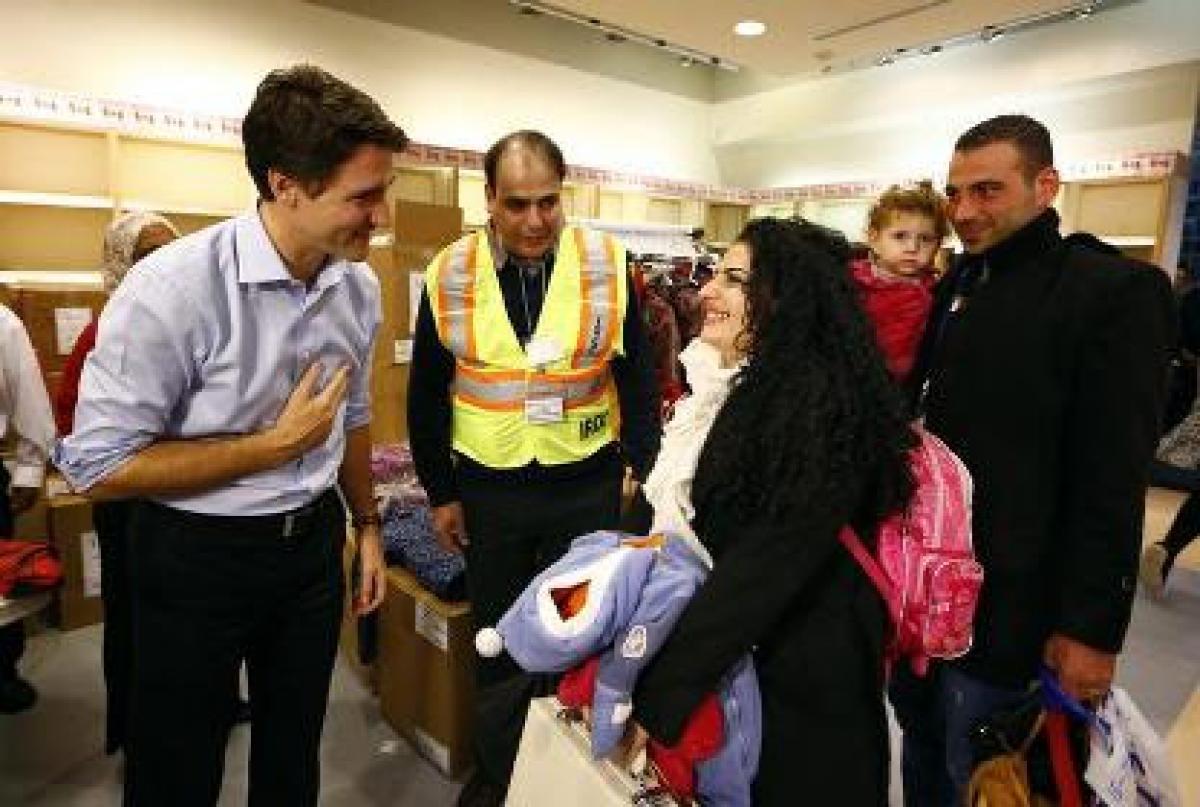 Canada accrods warm welcome to Syrian refugees