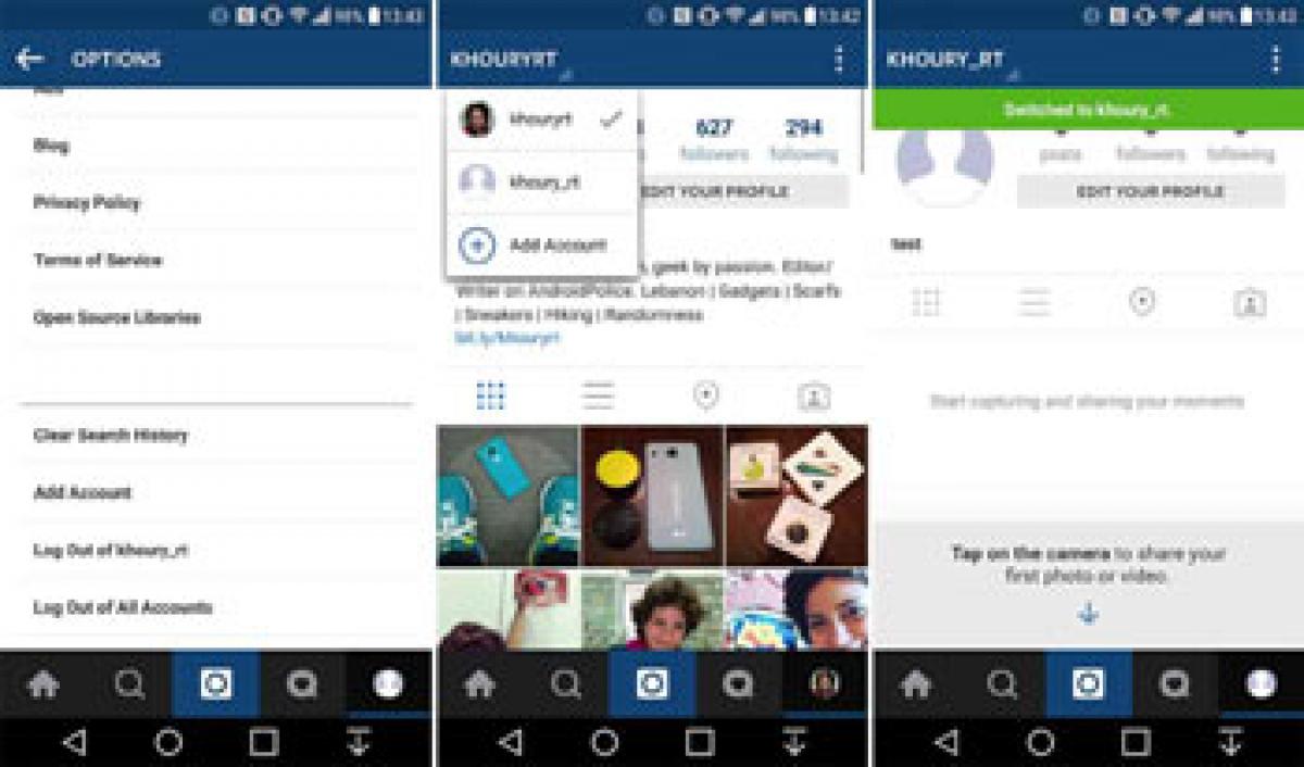 Instagram testing multiple account feature for Android