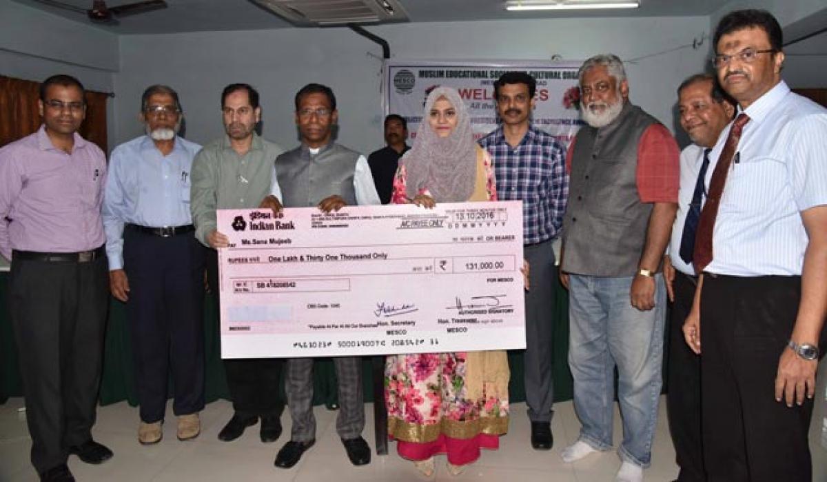 MJ student bags Kalam Excellence Award