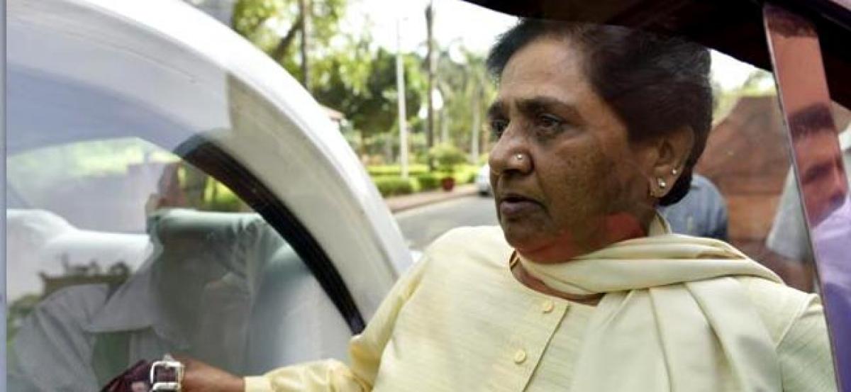 Former BJP VP lodged FIR against Mayawati