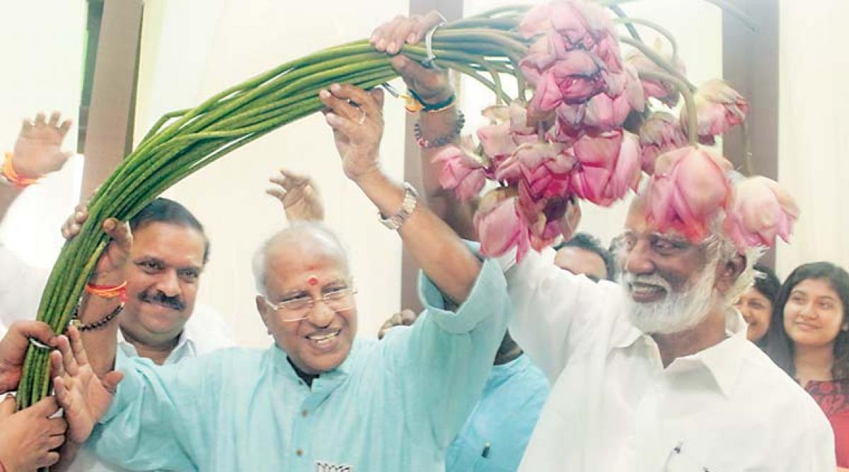 BJP leader O Rajagopal takes oath in Kerala Assembly