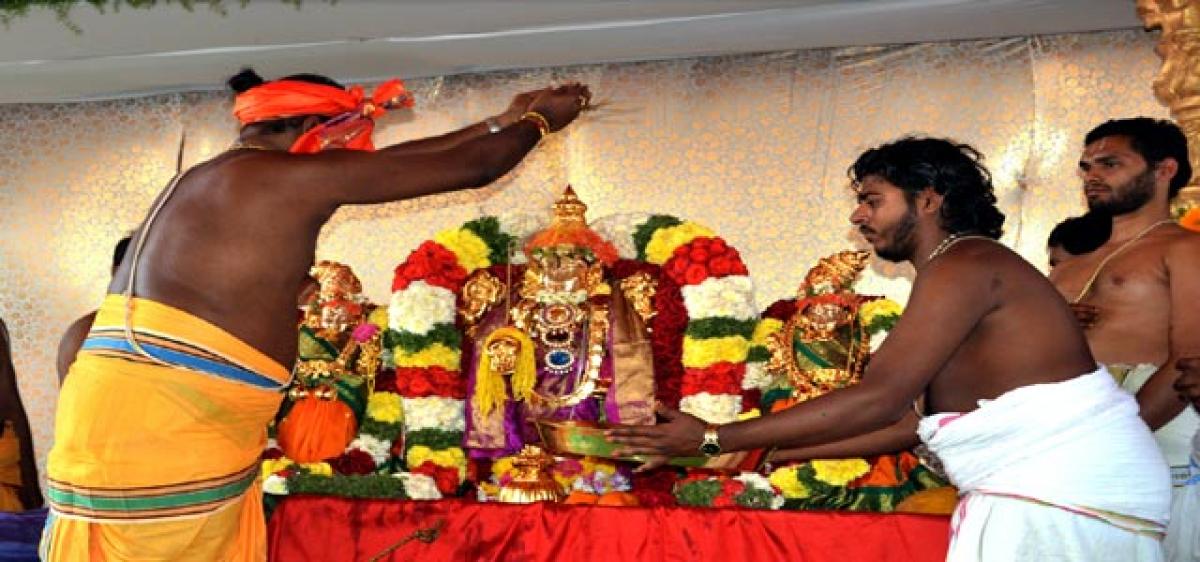 In devotion to Lord Venkateswara