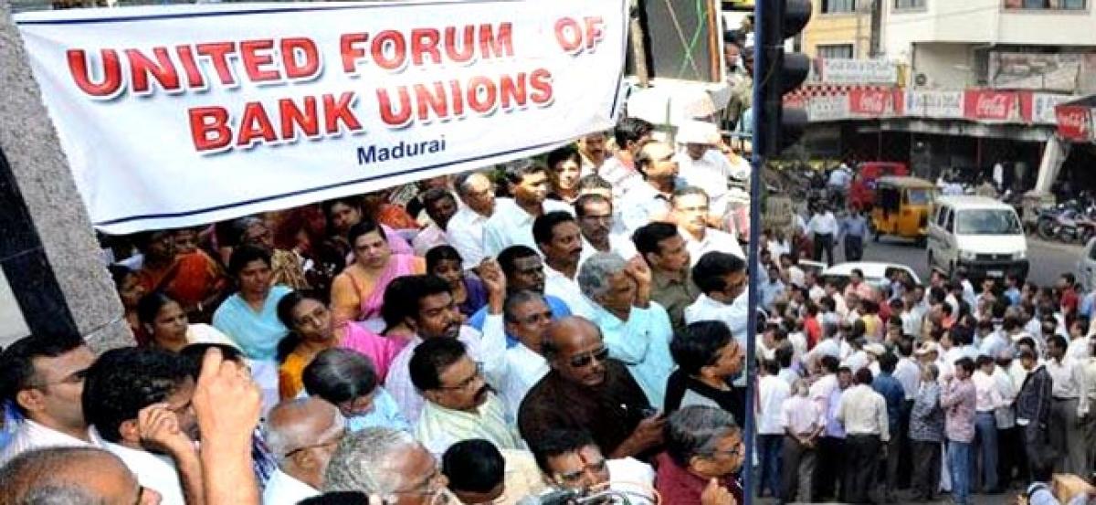 Nine bank unions to go on strike on Tuesday