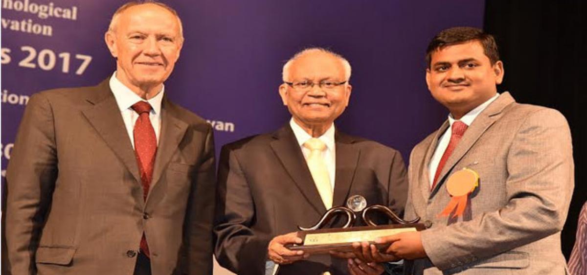 IIT-M scholar wins Gandhian Young Innovation Award