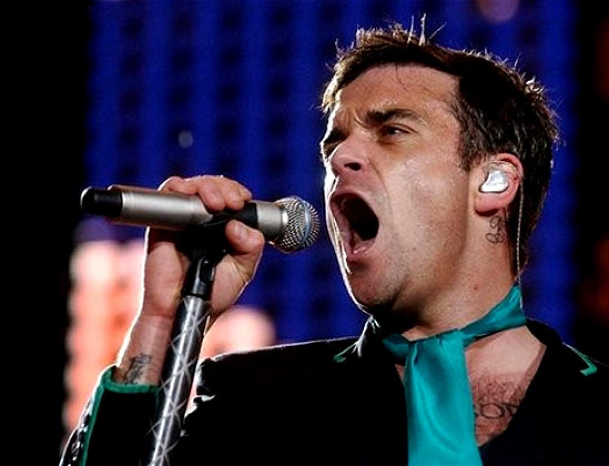 Juice diet to lose weight for Singer Robbie Williams