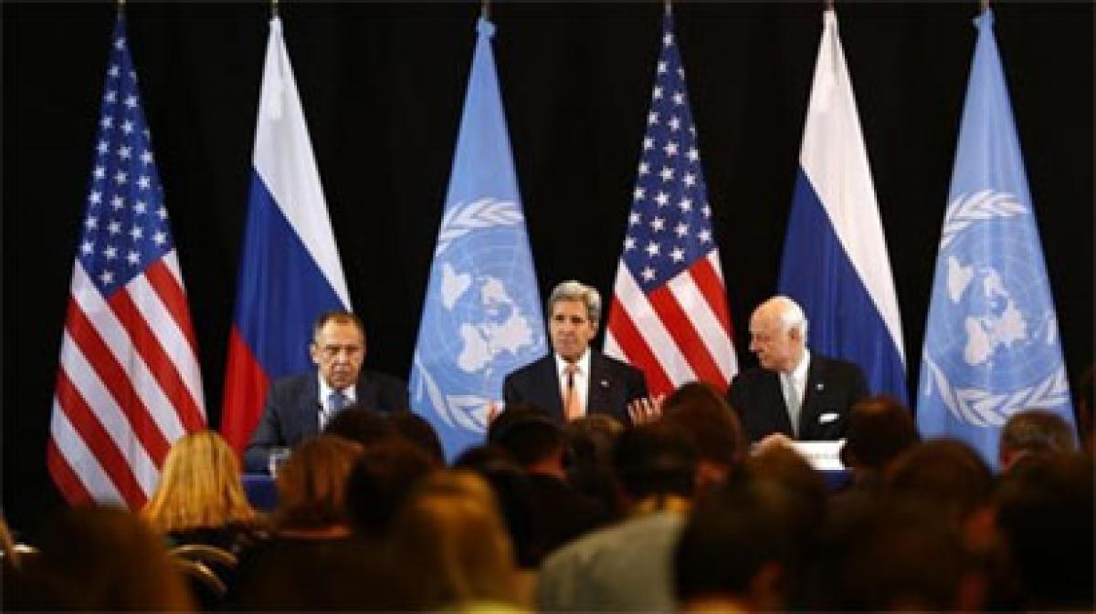 Major powers agree to plan for cessation of hostilities in Syria