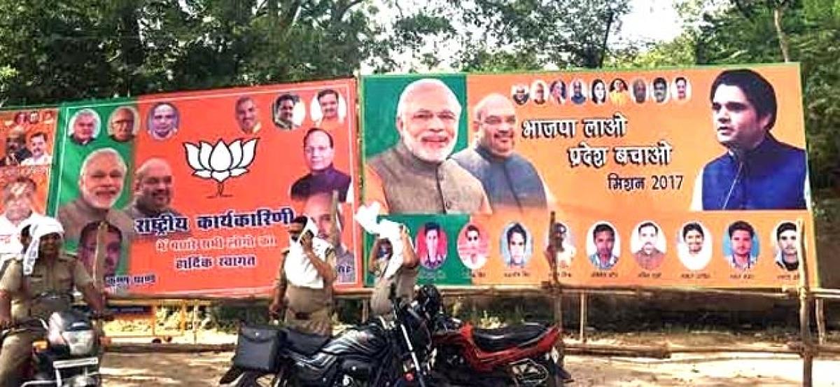 PM Modis picture on posters not permissible under Model Code of Code: Congress to EC