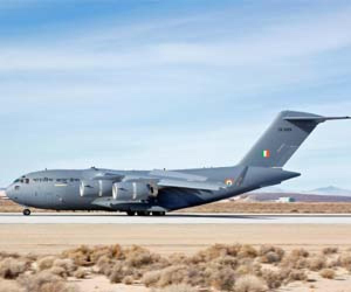 Indian Air Force C-130 Aircraft Evacuates Army Officer