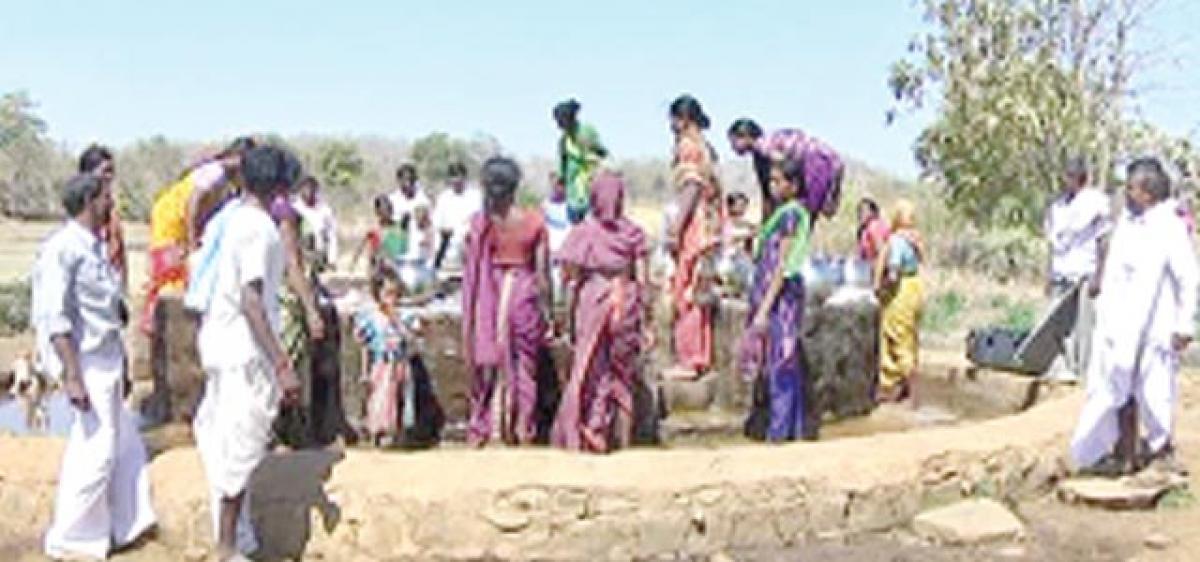 Parched times for tribals