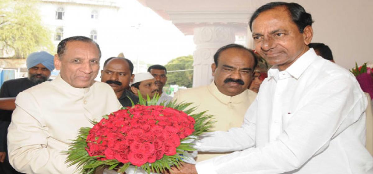 TRS hits back at Opposition sees plot to scuttle session