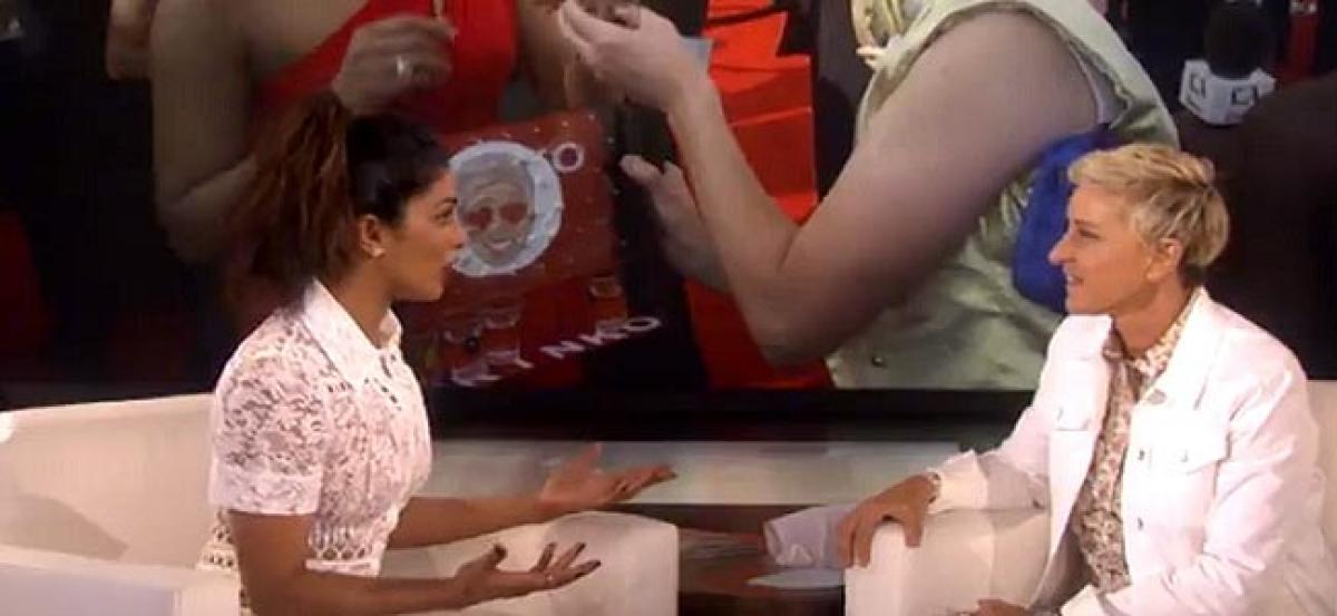 Priyanka Chopra downs a tequila shot on Ellen DeGeneres show