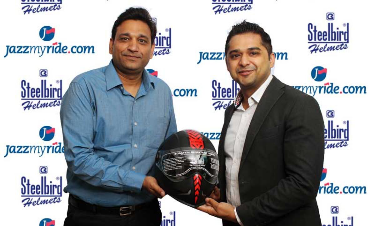 Steelbird Helmets partners exclusively with Jazzmyride.com for E-commerce Distribution