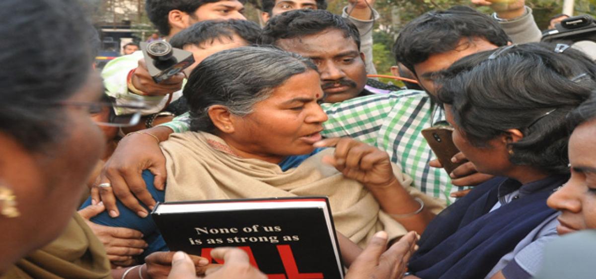 Rohith’s mother arrested