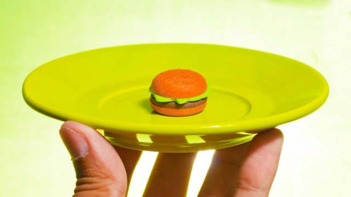 Want to stay fit? Use smaller plate, taller glass