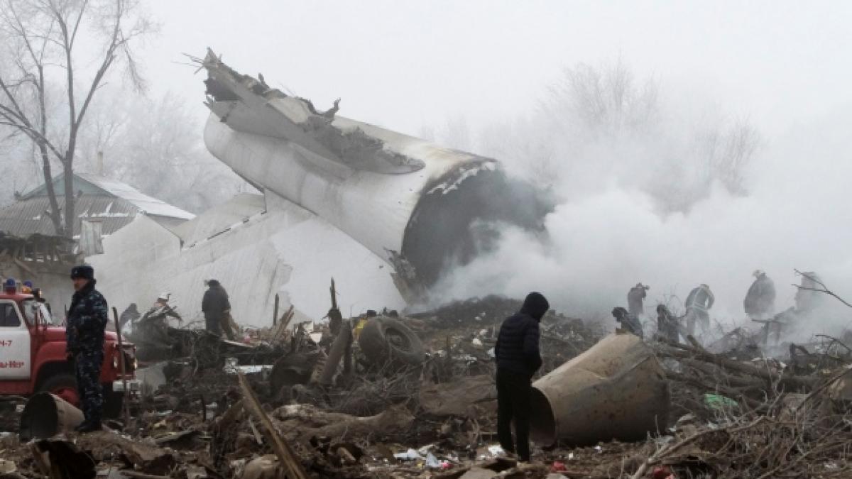 Pilot error reason behind the  Kyrgyzstan cargo plane crash