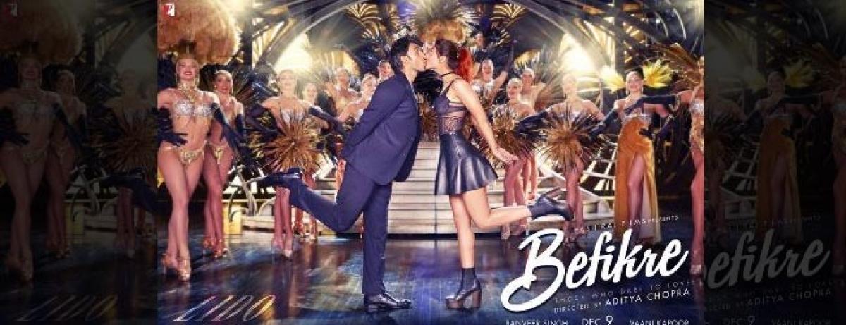 Ranveer-Vaani Kiss Marathon continues in 3rd poster of Befikre