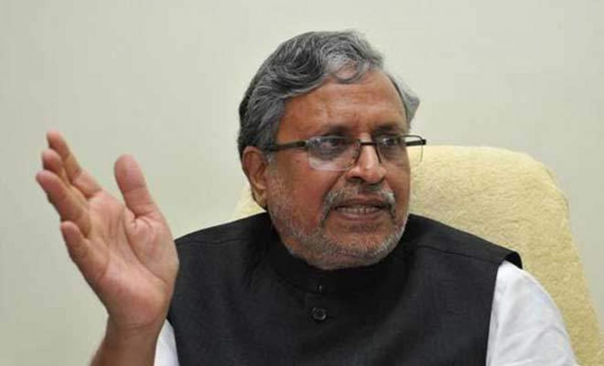 BJP leader Sushil Modi writes to Bihar CM, seeks cancellation of Lalu plot