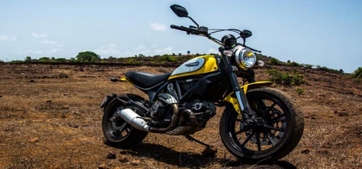 Ducati Scrambler discount of 90,000 till end of this year
