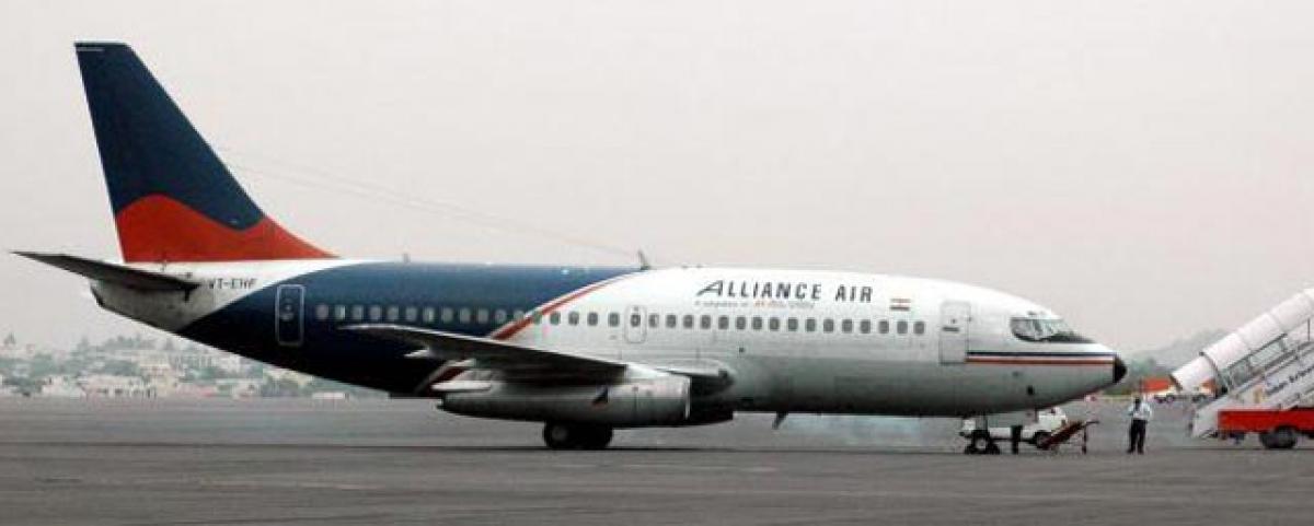 Alliance Air operates additional flights between Hyderabad, Vijayawada