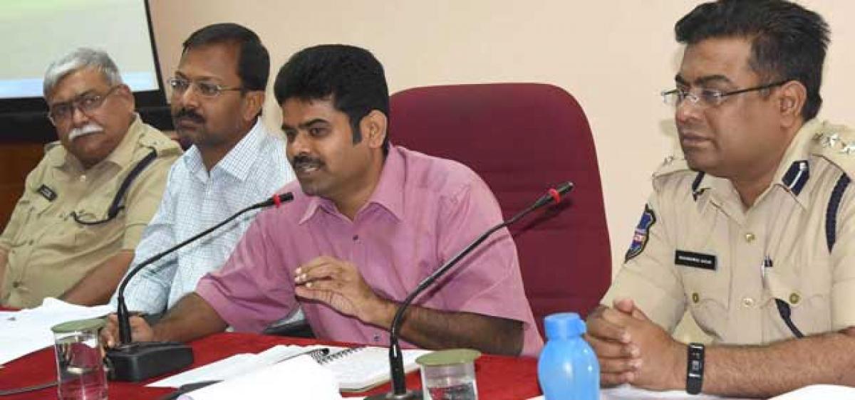 Khammam Collector calls for stringent action against PDS rice movers
