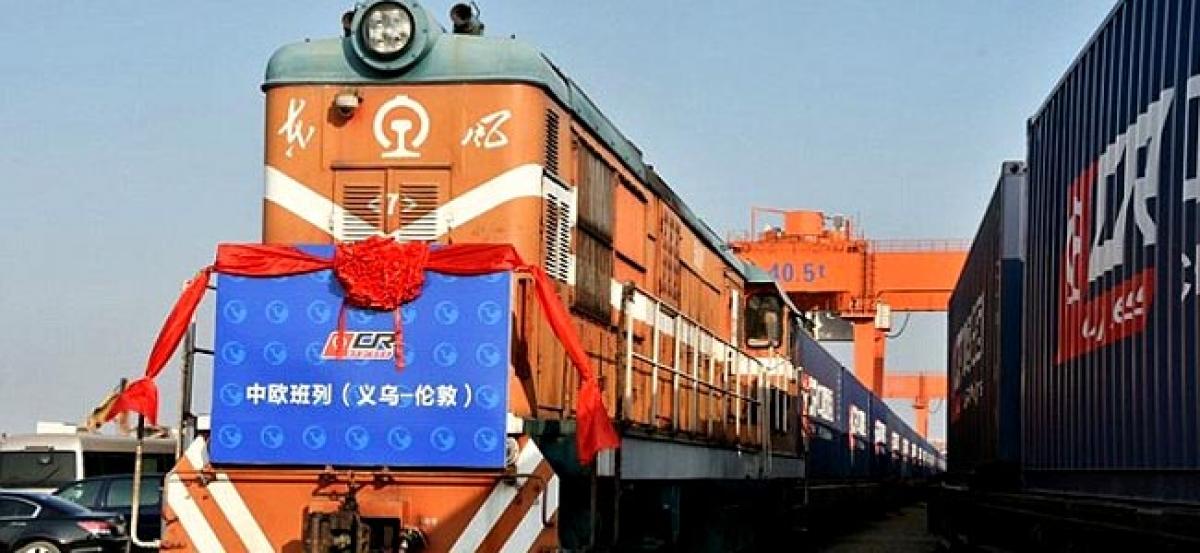 First China-bound direct freight train leaves London