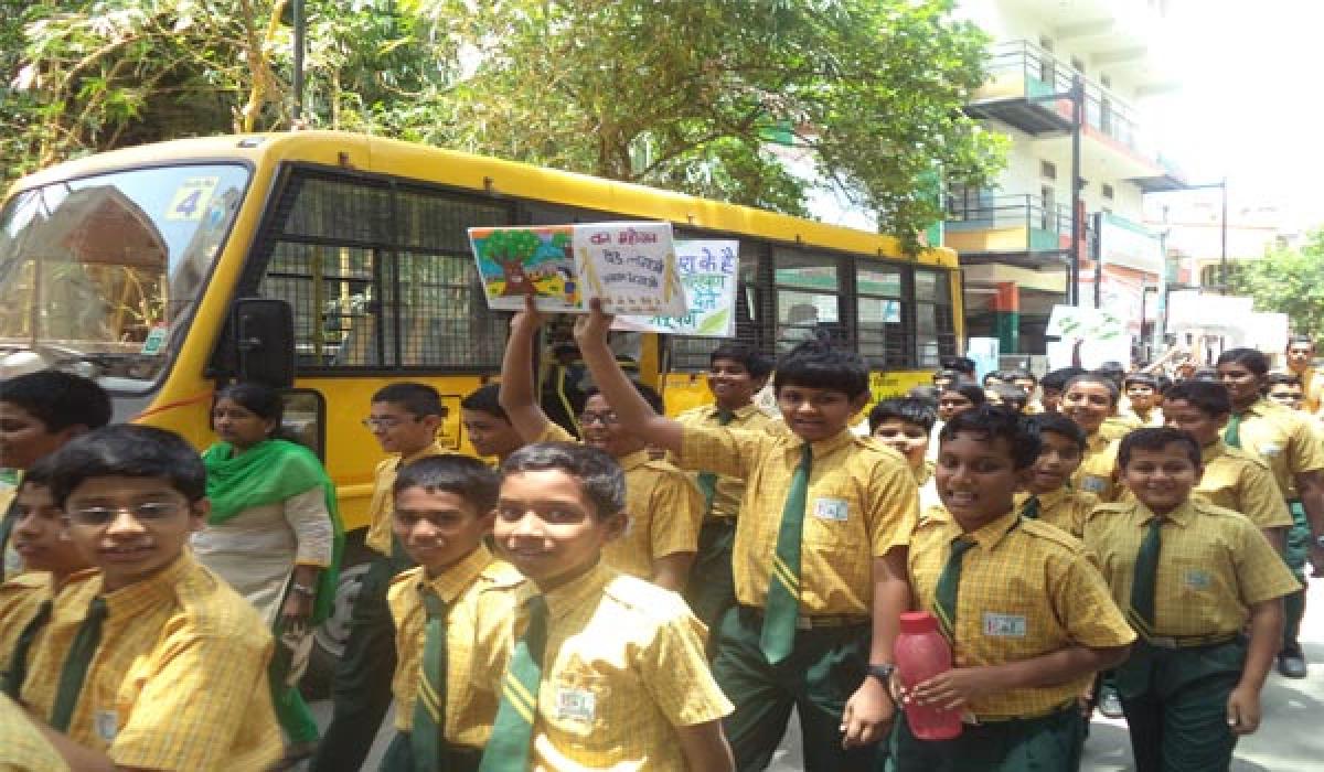 Haritha Haram rally by Sri Chaitanya