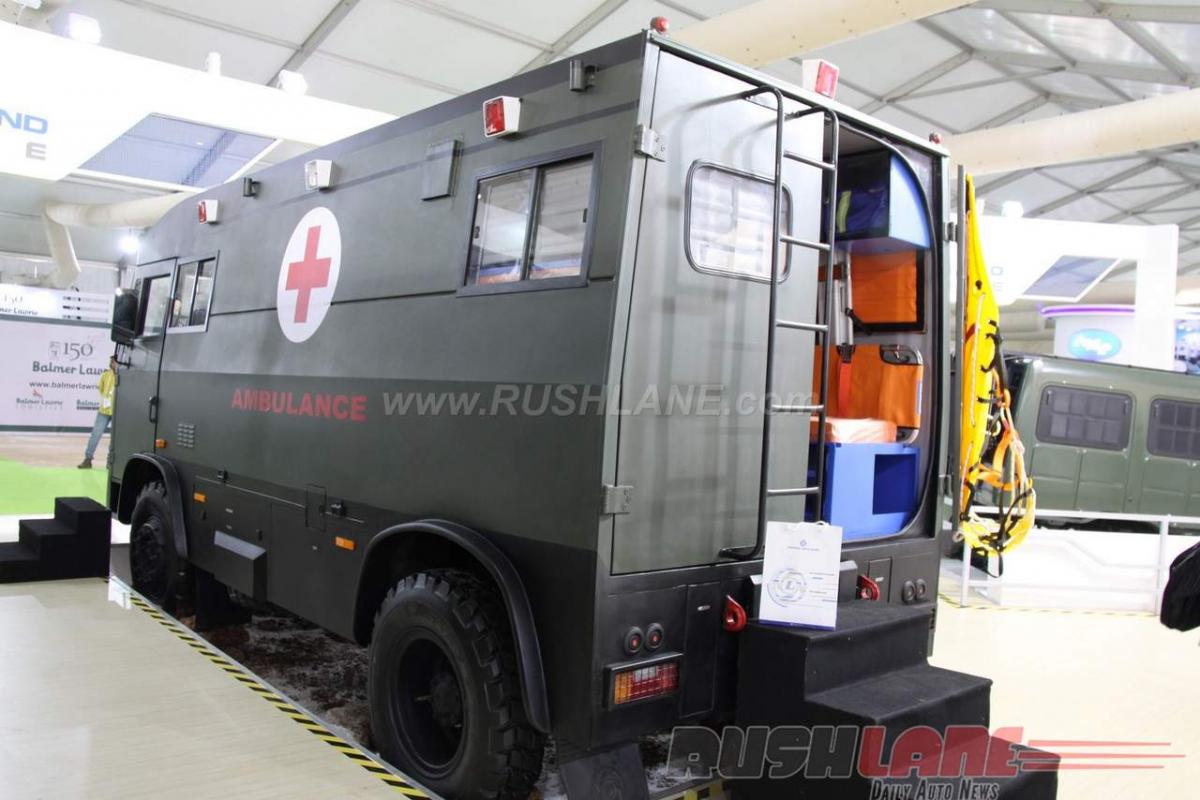 A Sneak peek into Ashok Leyland Ambulance 4×4 for Indian Army