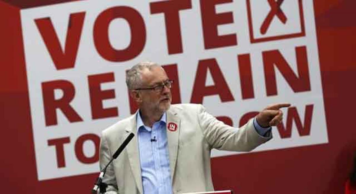 Brexit triggers Corbyn coup