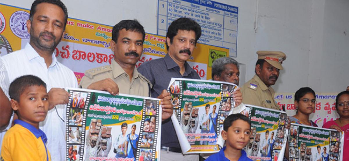 Call 1098 to make AP free of child labour: Sathi Babu