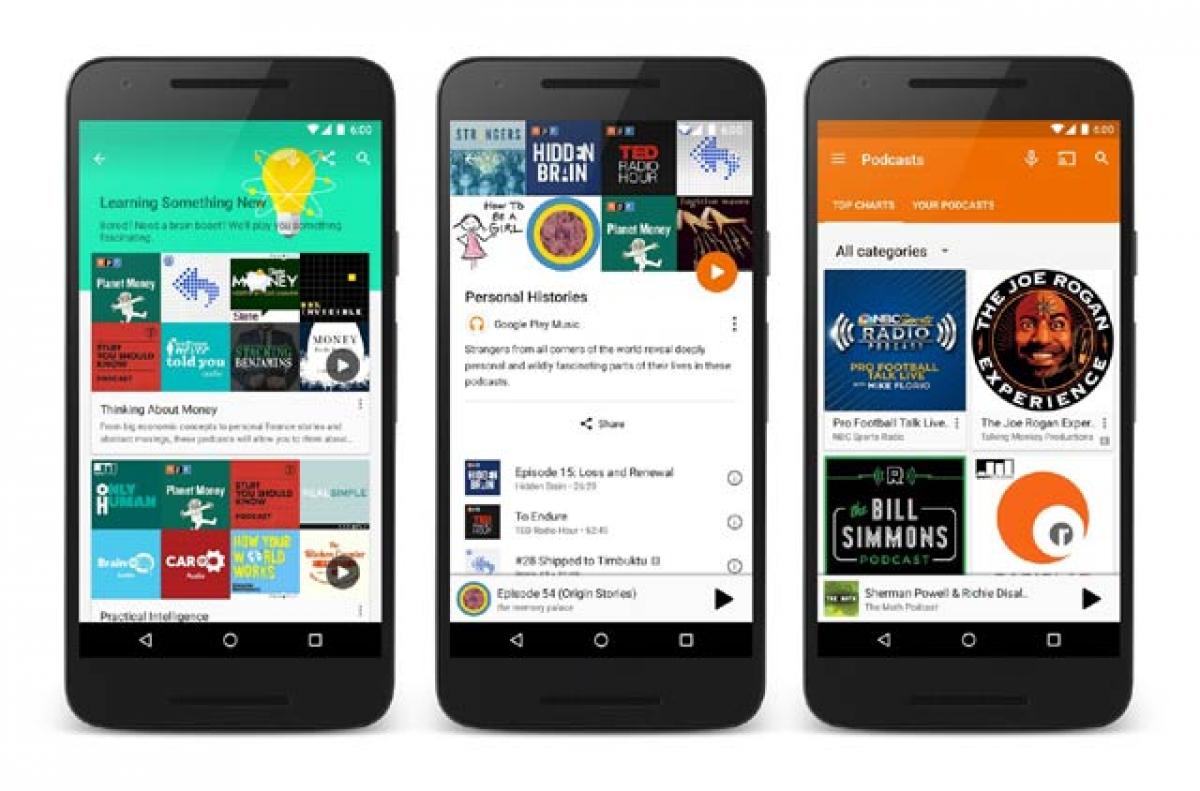 Google brings podcasts to Play Music