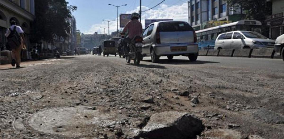 State of Hyderabad roads in Bangaru Telangana