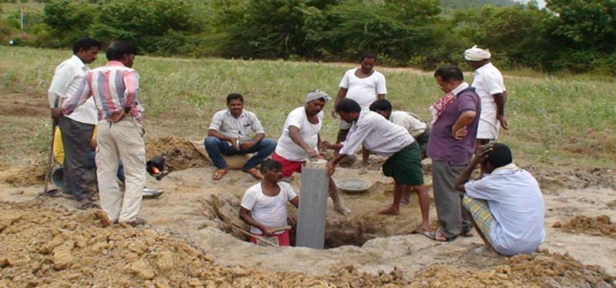 Farmers harvest water with Bhungroo