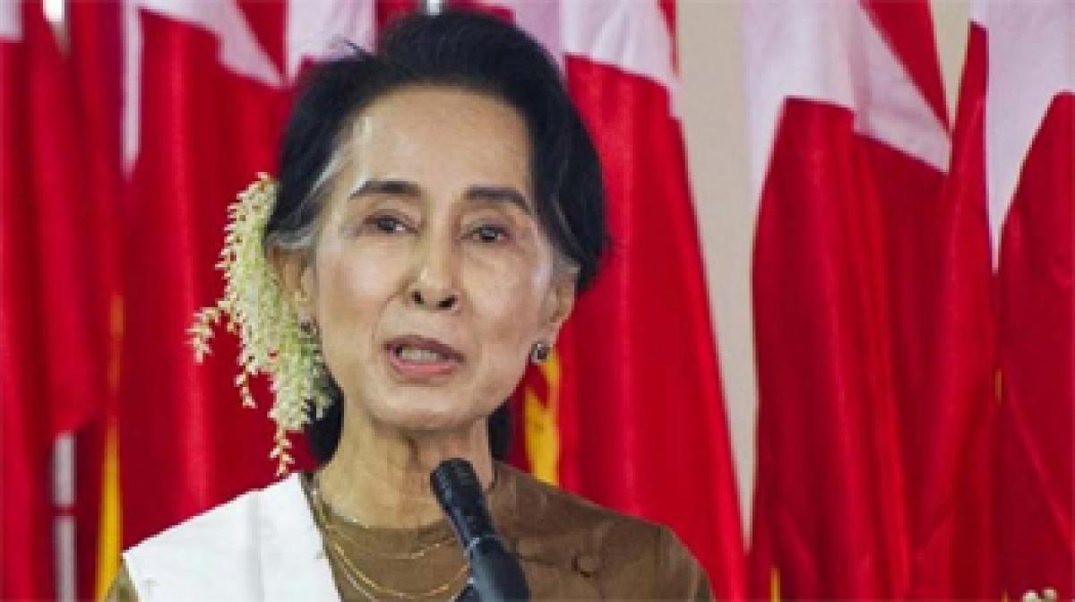 Myanmars Suu Kyi to control government as party head: party spokesman