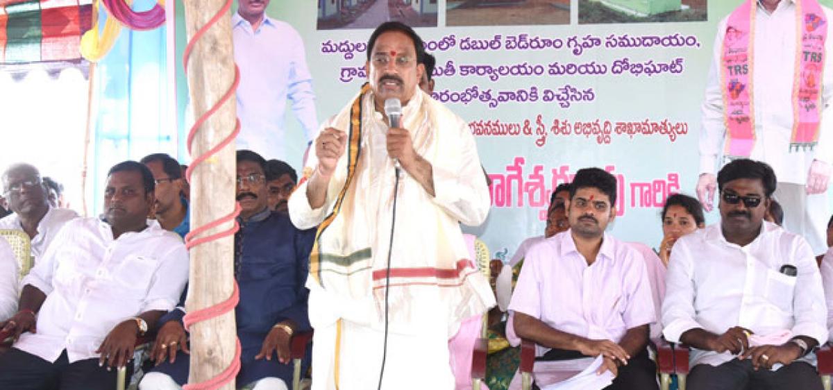 Telangana Govt hands over 2BHK houses to 22 beneficiaries