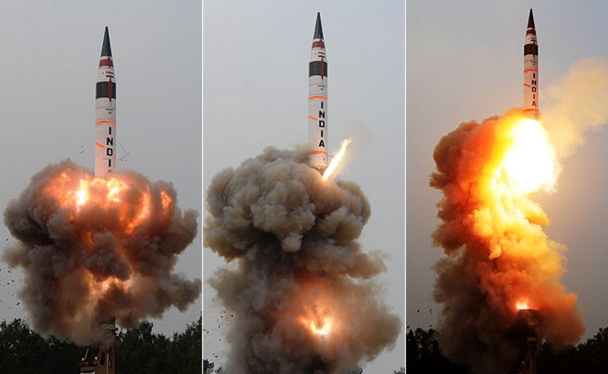 India successfully test-fires Agni 5 missile