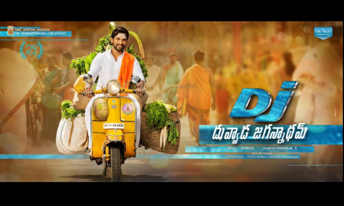 Duvvada Jagannadham first look unveils