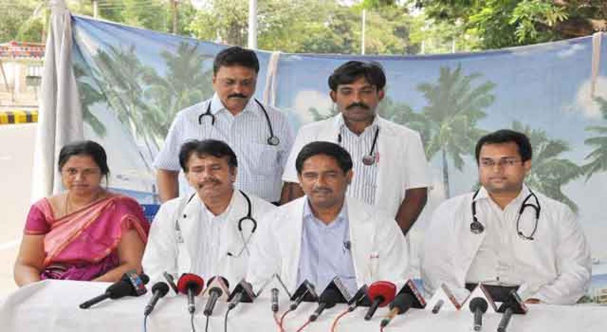 Mudragada cooperating: Doctors