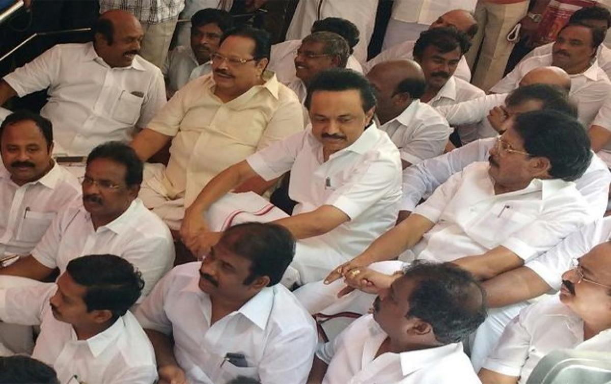 Case filed against Stalin, DMK MLAs on unlawful protests in Assembly