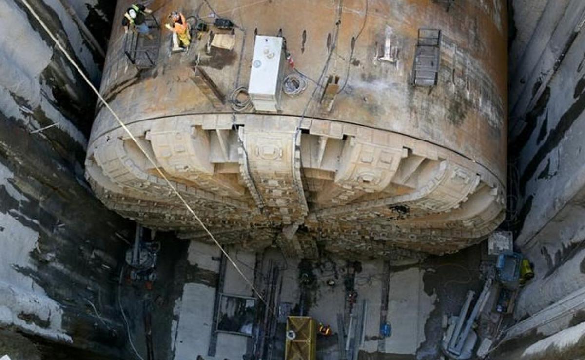 One Of The Worlds Biggest Tunnels Was Hit By Sinkhole. Now, Progress