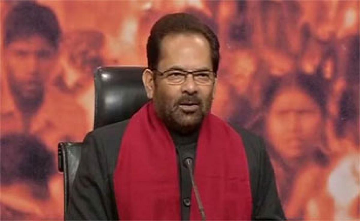 Terrorists Design Cant Succeed In India: Mukhtar Abbas Naqvi