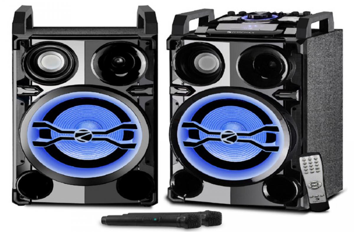 zebronics monster pro 2x10 dj speakers