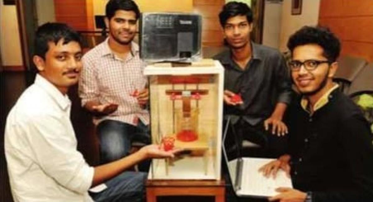 Bengaluru engineering students accidentally build low cost 3D printer in 20 days