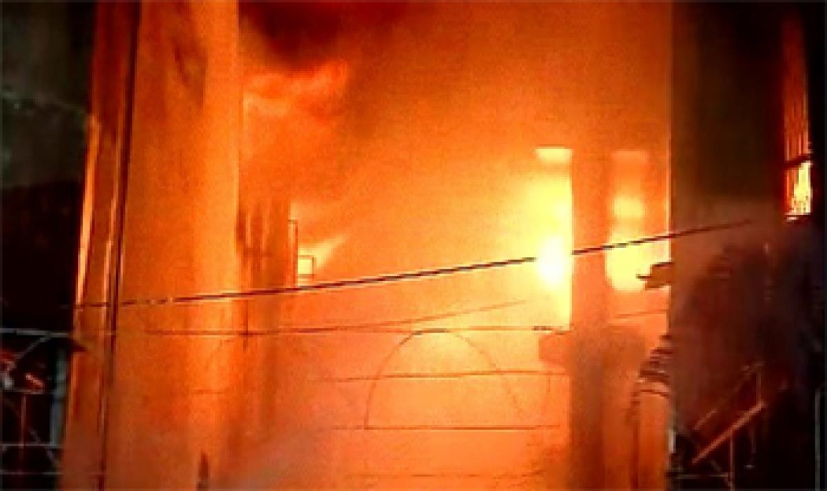 Delhi: Fire breaks out at shoe factory in Mangolpuri area