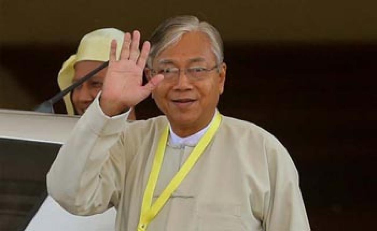 Myanmar president-elect U Htin Kyaw submits plan for government formation