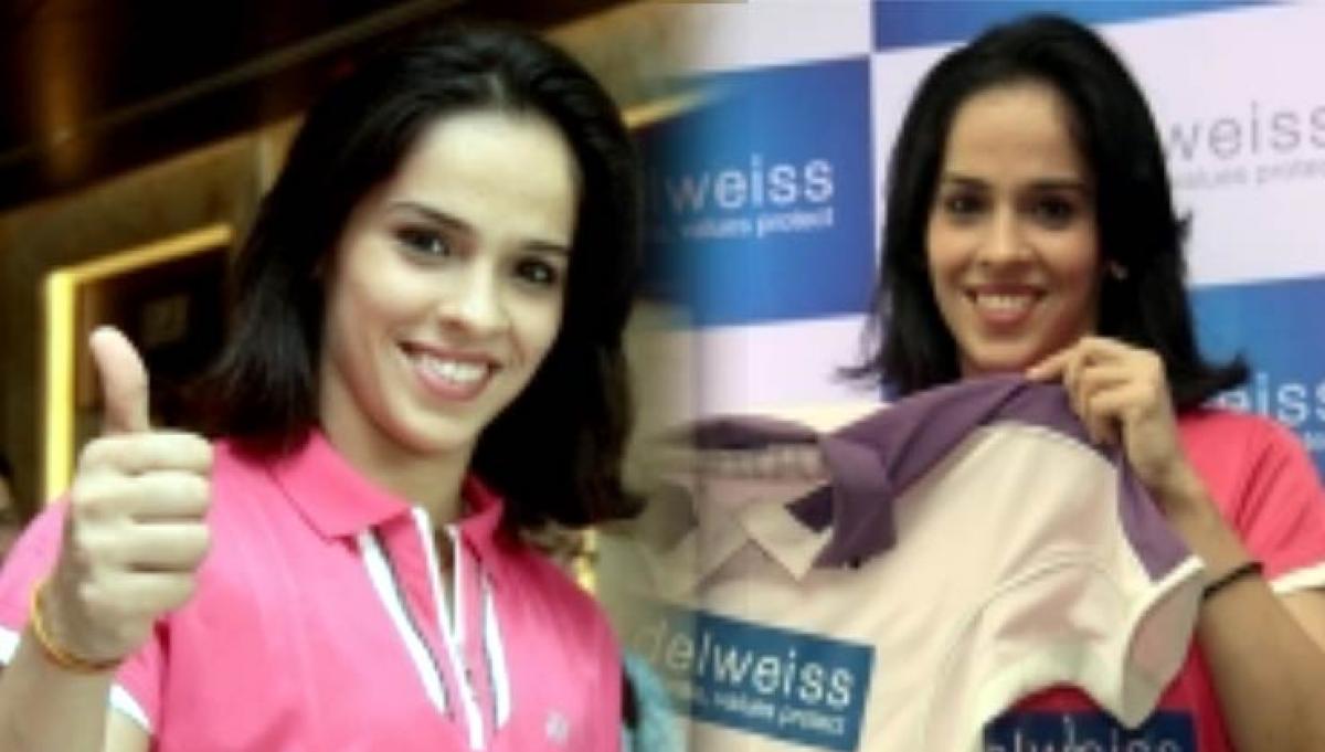 Saina signs Edelweiss Group as shirt sponsor