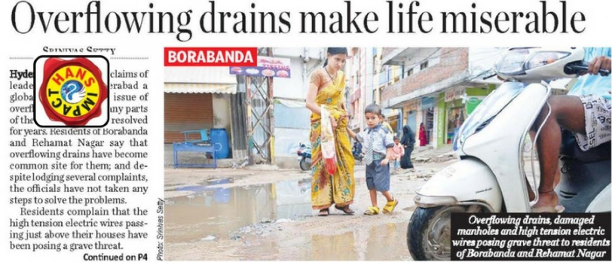 Borabanda gets 65 lakh for sewage repairs