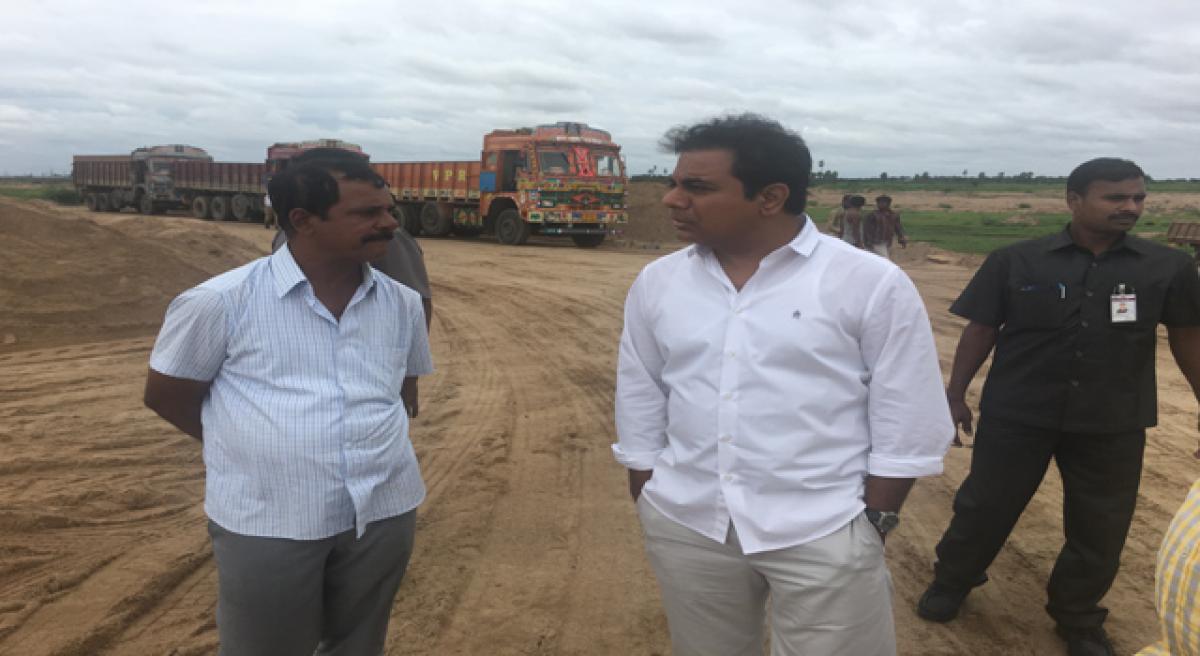 Sand mafia would be dealt with iron hand, warns KTR